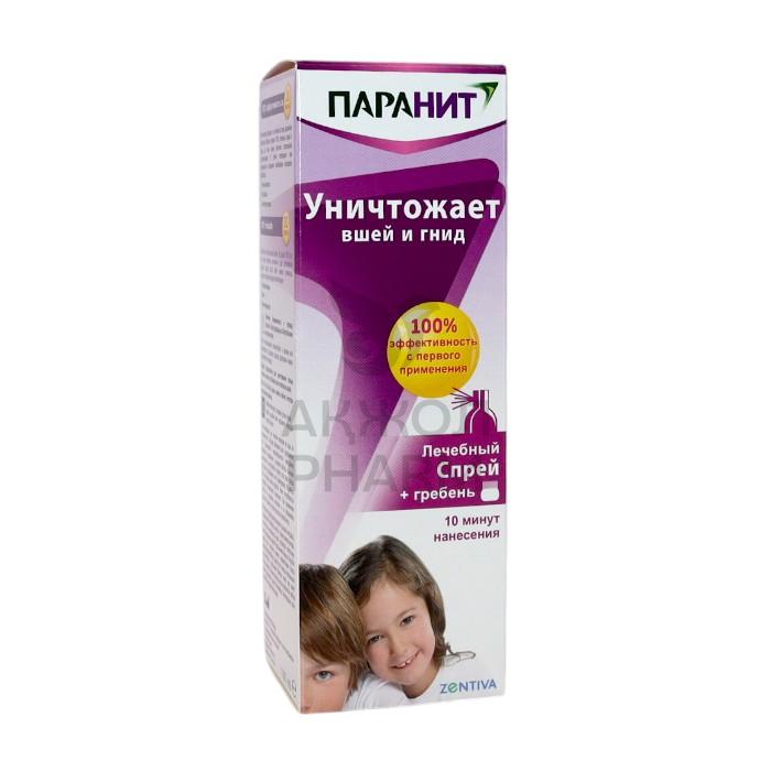 ПАРАНИТ+ГРЕБЕНЬ СПРЕЙ 100МЛ/МЕДГЕНИКС БЕНЕЛЮКС - купить в интернет-аптеке Ақ Жол Pharm