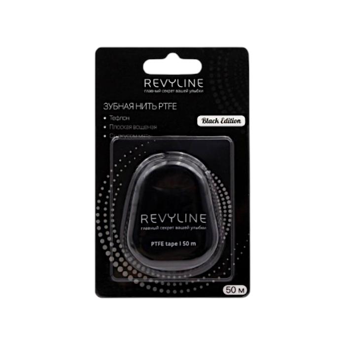 ЗУБНАЯ НИТЬ REVYLINE PTFE BLACK EDITION МЯТНАЯ 50М - фото 1
