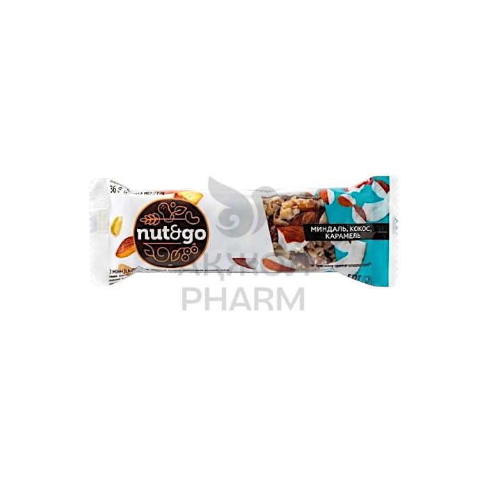 БАТОНЧИК NUT&GO МИНДАЛЬНЫЙ С КОКОСОМ - купить в интернет-аптеке Ақ Жол Pharm