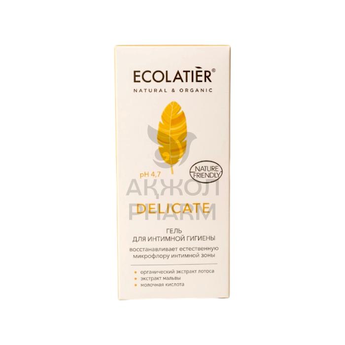 ГЕЛЬ Д/ИНТИМНОЙ ГИГИЕНЫ ECOLATIER DELICATE С ЭКСТРАКТОМ ЛОТОСА 250МЛ - купить в интернет-аптеке Ақ Жол Pharm
