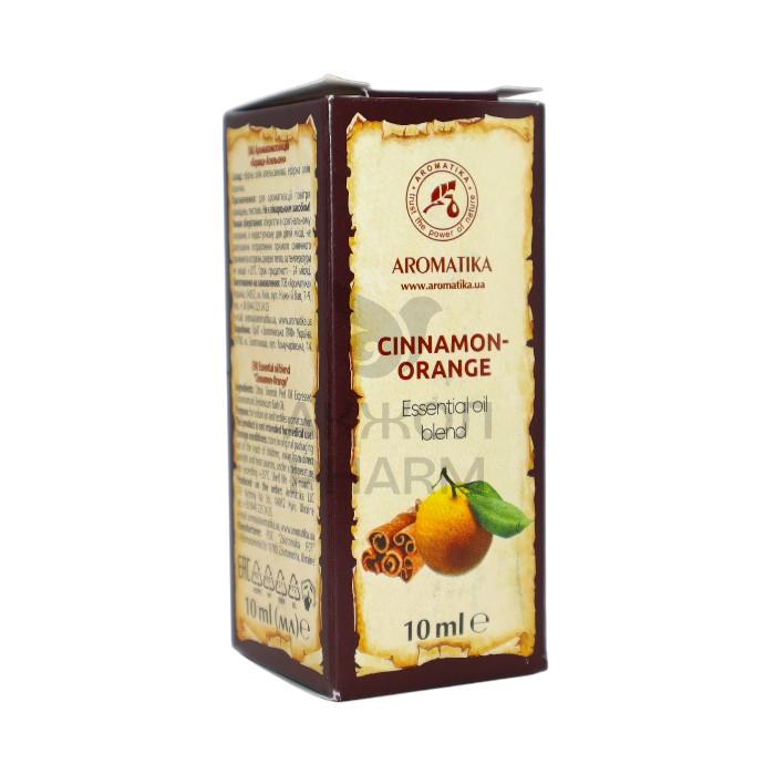 МАСЛО ЭФИРН АРОМАТИКА КОРИЦА-АПЕЛЬСИН 10МЛ - купить в интернет-аптеке Ақ Жол Pharm