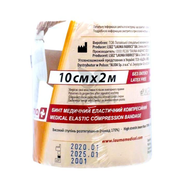 БИНТ МЕД ЭЛАСТИЧ ВЫСОКАЯ РАСТЯЖИМОСТЬ 10СМ*2М/ЛАУМА ФАБРИУ - купить в интернет-аптеке Ақ Жол Pharm