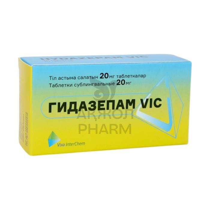 ГИДАЗЕПАМ ВИК ТАБЛ 20МГ №20 СУБЛИНГ/ВИВА-ИНТЕРХИМ - фото 1