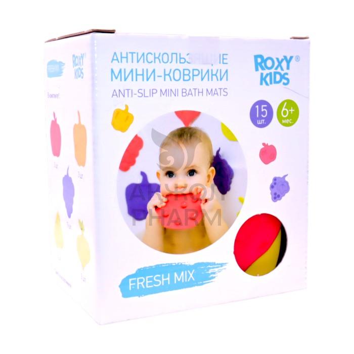 НАБОР ИГРУШЕК Д/ВАННЫ ROXY KIDS МИНИ-КОВРИК 6+ 15 ШТ - фото 1