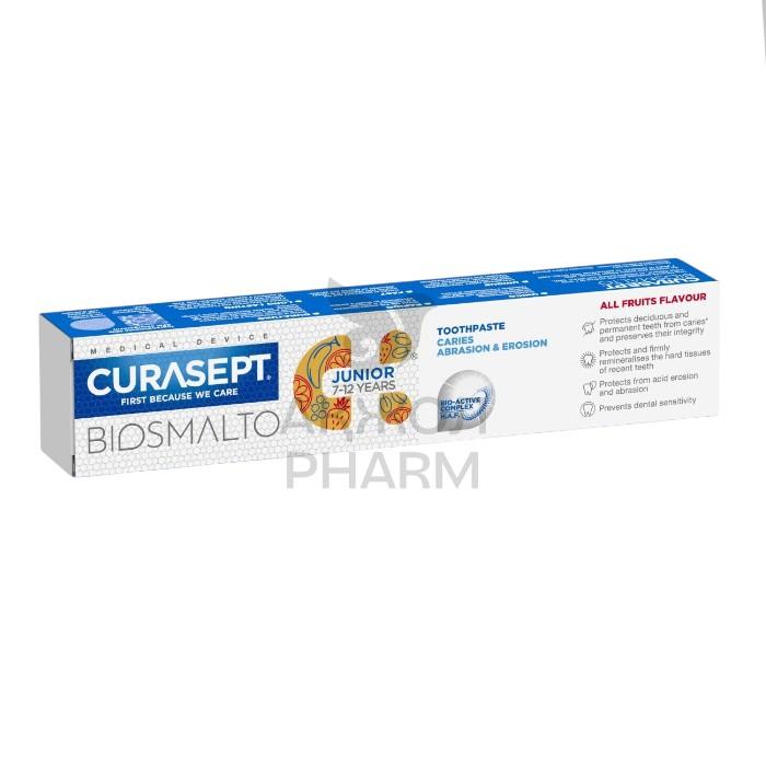 ЗУБНАЯ ПАСТА CURASEPT BIOSMALTO DENT JUNIOR 75МЛ - купить в интернет-аптеке Ақ Жол Pharm
