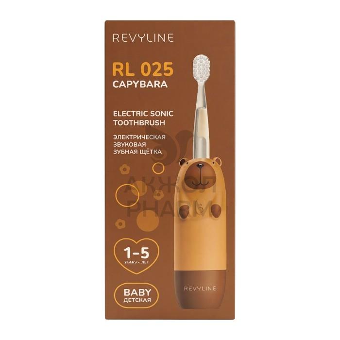 ЗУБНАЯ ЩЕТКА ЭЛЕКТРИЧЕСКАЯ REVYLINE RL 025 BABY CAPYBARA КОРИЧНЕВАЯ - фото 1