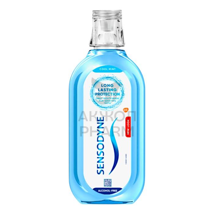 ОПОЛАСКИВАТЕЛЬ SENSODYNE Д/ПОЛОСТИ РТА ОХЛАЖДАЮЩАЯ МЯТА 500МЛ - фото 1