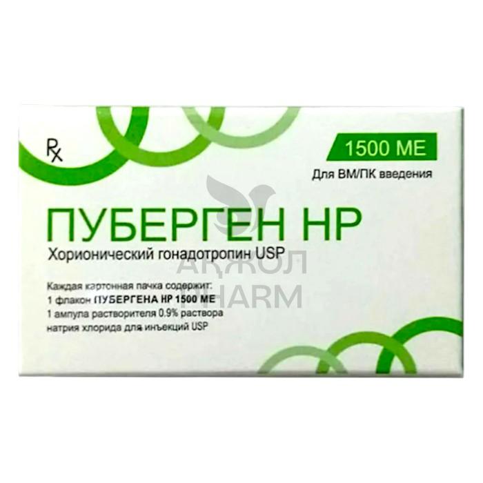 ПУБЕРГЕН ХГЧ АМП 1500МЕ №1/САНЗАЙМ ЛИМИДЕТ - купить в интернет-аптеке Ақ Жол Pharm