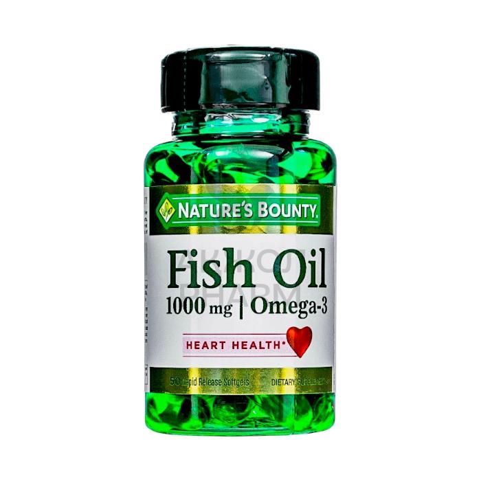 РЫБИЙ ЖИР ОМЕГА-3 КАПС №50/NATURES BOUNTY - купить в интернет-аптеке Ақ Жол Pharm