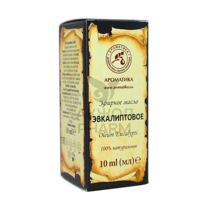 МАСЛО ЭФИРН АРОМАТИКА ЭВКАЛИПТ 10МЛ - купить в интернет-аптеке Ақ Жол Pharm