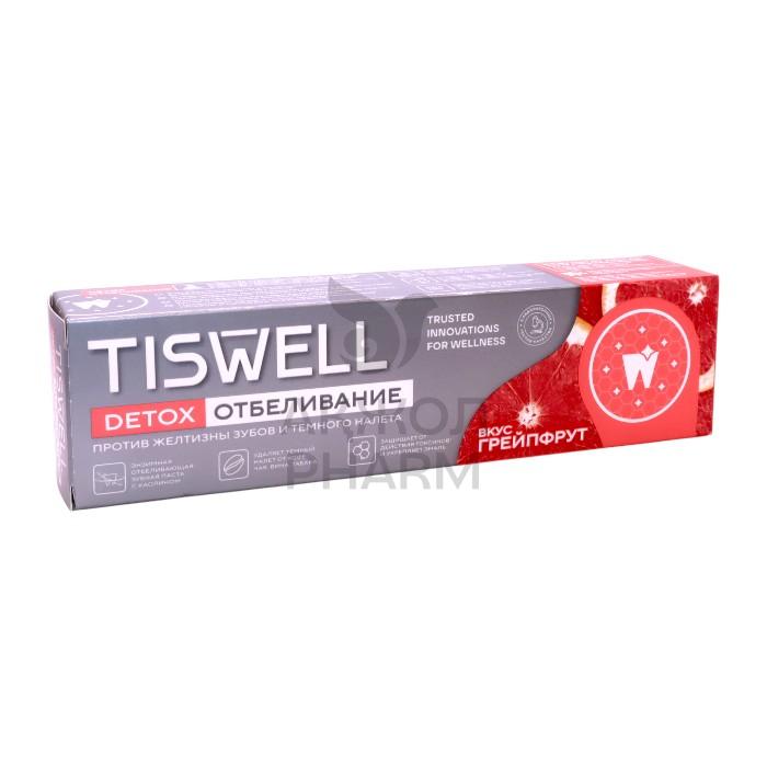 ЗУБНАЯ ПАСТА TISWELL ЭНЗИМН ОТБЕЛИВАНИЕ КАОЛИН ГРЕЙПФРУТ 110ГР - фото 1