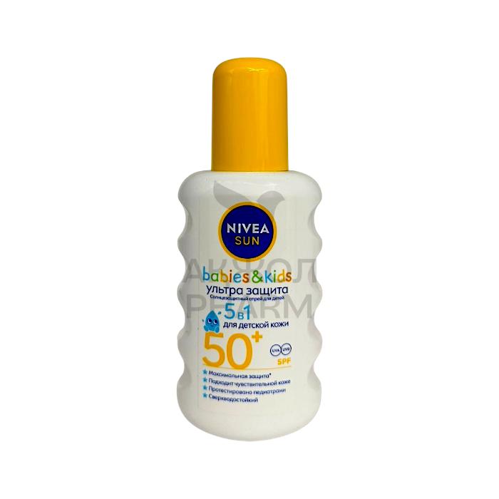 СПРЕЙ СОЛНЦЕЗАЩ.NIVEA Д/ДЕТЕЙ УЛЬТР.ЗАЩИТА SPF 50 - купить в интернет-аптеке Ақ Жол Pharm