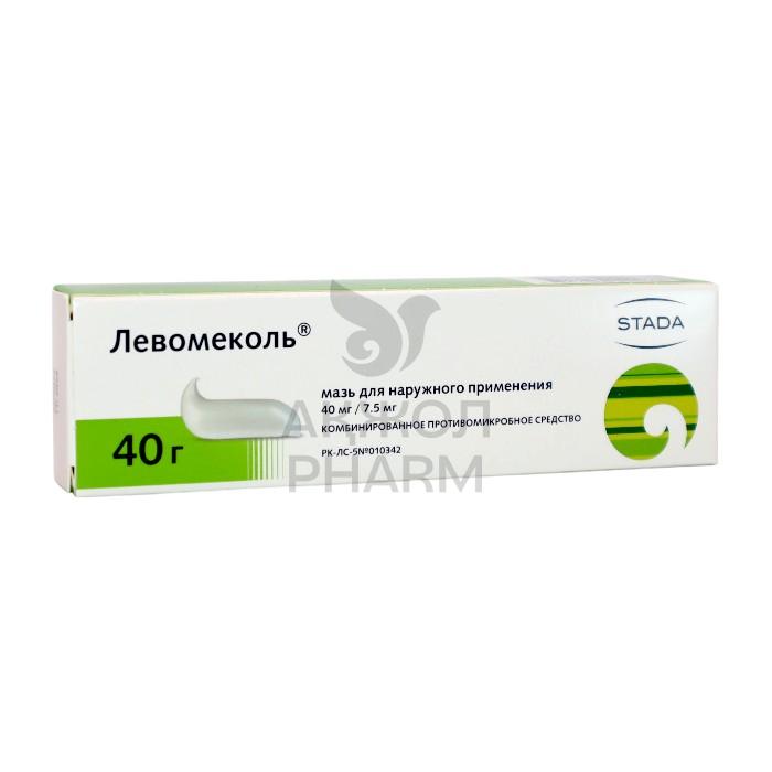 ЛЕВОМЕКОЛЬ МАЗЬ 40Г/НИЖФАРМ - купить в интернет-аптеке Ақ Жол Pharm