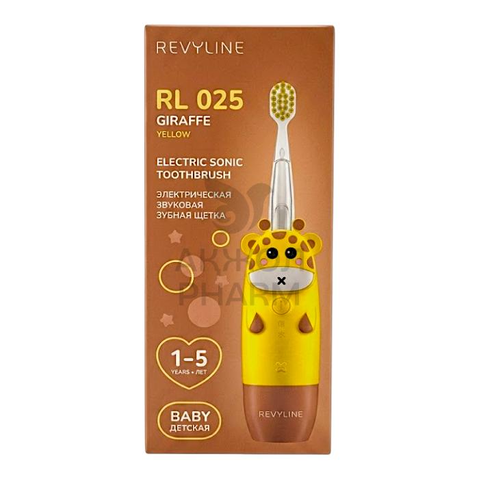 ЩЕТКА ЗУБНАЯ ДЕТСКАЯ REVYLINE ЭЛЕКТРИЧЕСКАЯ ЖИРАФ RL025 1-5 ЛЕТ ЖЕЛТАЯ - фото 1