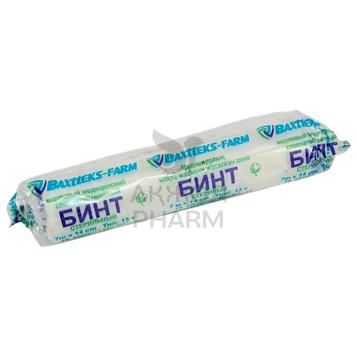 БИНТ НЕСТЕРИЛЬНЫЙ 7Х14СМ/BAXTTEKS - купить в интернет-аптеке Ақ Жол Pharm