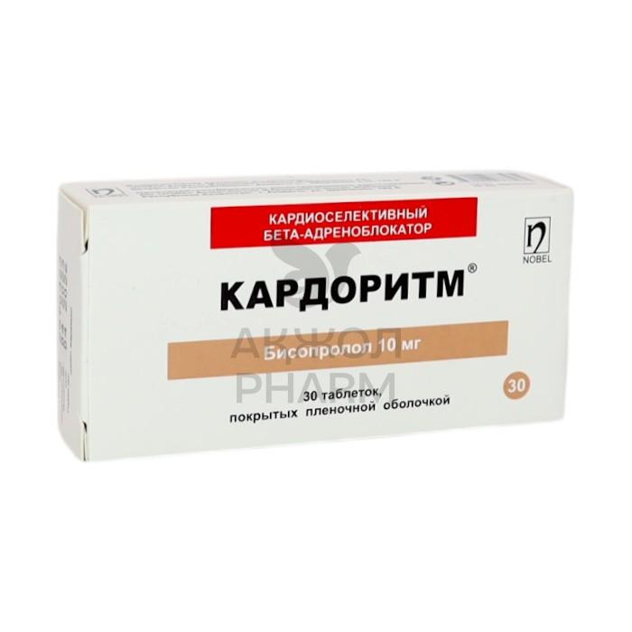 КАРДОРИТМ ТАБЛ 10МГ №30/НОБЕЛ АФФ - купить в интернет-аптеке Ақ Жол Pharm