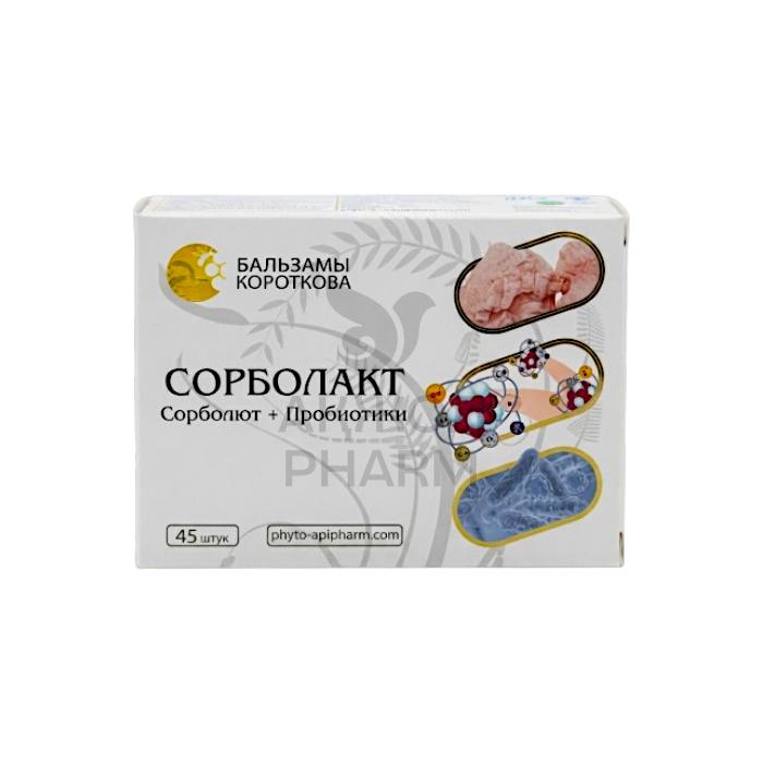 СОРБОЛАКТ ТАБЛ №45/БАЛЬЗАМЫ КОРОТКОВА - купить в интернет-аптеке Ақ Жол Pharm