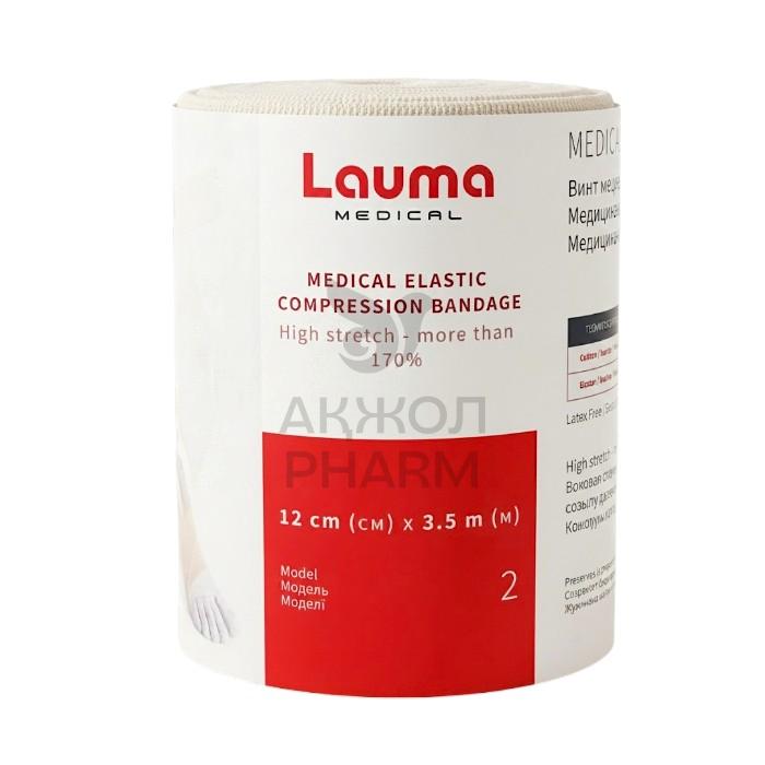 БИНТ МЕД ЭЛАСТ 12СМ*3.5М/LAUMA MEDICAL - купить в интернет-аптеке Ақ Жол Pharm