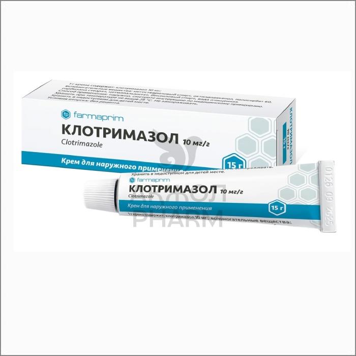 КЛОТРИМАЗОЛ КРЕМ 1% 15Г/ФАРМАПРИМ - купить в интернет-аптеке Ақ Жол Pharm