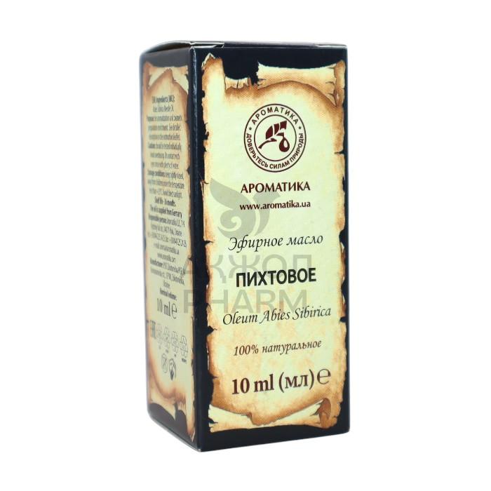 МАСЛО ЭФИРН АРОМАТИКА ПИХТОВОЕ 10МЛ - купить в интернет-аптеке Ақ Жол Pharm