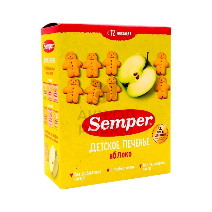 ПЕЧЕНЬЕ SEMPER ЯБЛОКО 12+ 80ГР - купить в интернет-аптеке Ақ Жол Pharm