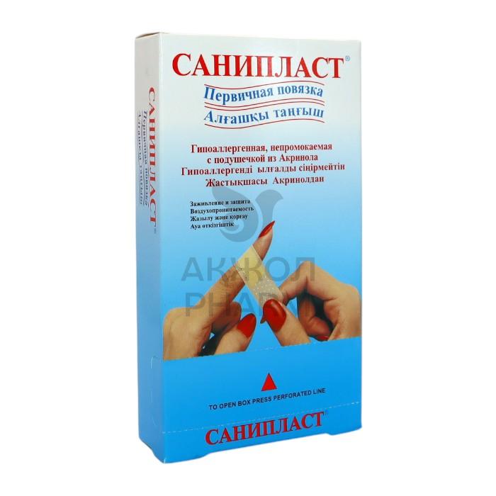 ЛЕЙКОПЛАСТЫРЬ 1,9СМХ7,2СМ САНИПЛАСТ №100 UNIFEROZ - купить в интернет-аптеке Ақ Жол Pharm