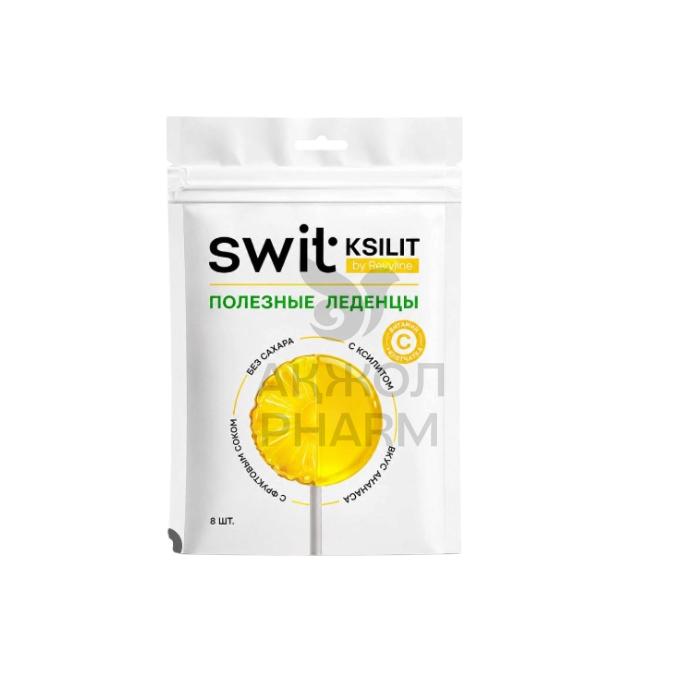 ЛЕДЕНЦЫ НА ПАЛОЧКЕ SWIT KSILIT REVYLINE АНАНАС 8ШТ - купить в интернет-аптеке Ақ Жол Pharm